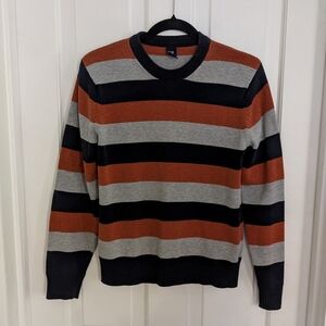 VTG GAP Mens/Unisex Striped Sweater XTRA SMALL Preppy Pullover Wool Blend